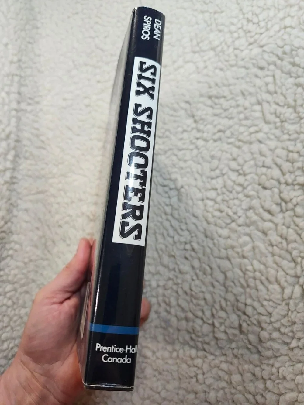 Six Shooters Hockeys Sutter Brothers Dean Spiros Hardcover 1990 Sports Biography - Picture 14 of 15